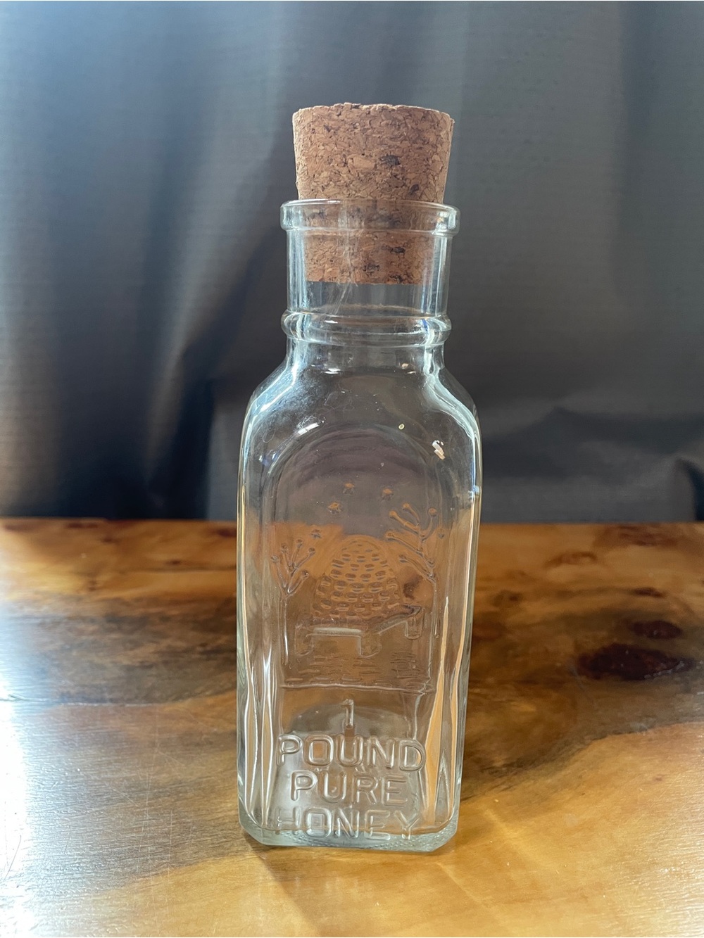Vintage Honey Acres 1 Pound Honey Bottle